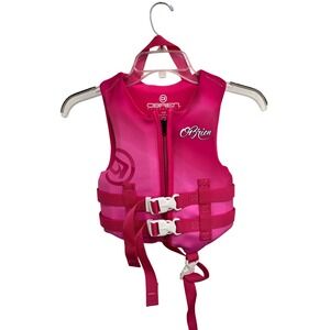 OBrien BioLite Child Life Vest Pink Ombre USCG Approved PFD 30-50 lbs Kids